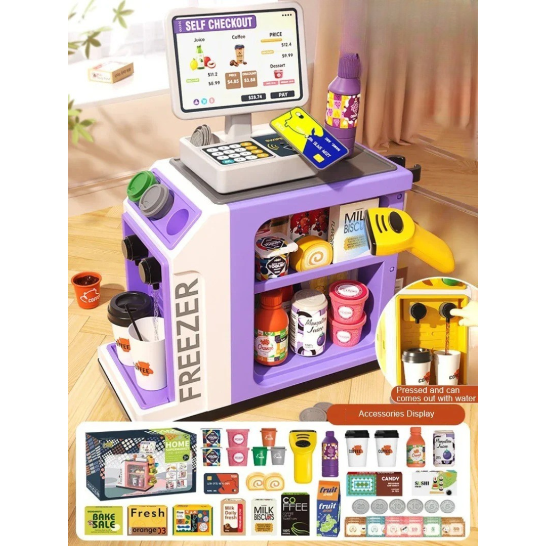 Supermarket Set™ - Shopping Fun for Home - Toy Cash Register