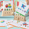 BrainyKids – Logical & Fun – Wooden Educational Card Game