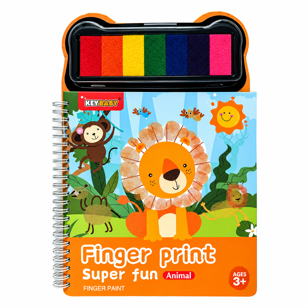 FingerArt – Creative & Colorful – Finger Paint Book for Children