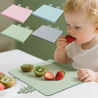 Thumbnail for BabySafe – Practical & Hygienic – Silicone Placemat with Raised Edge