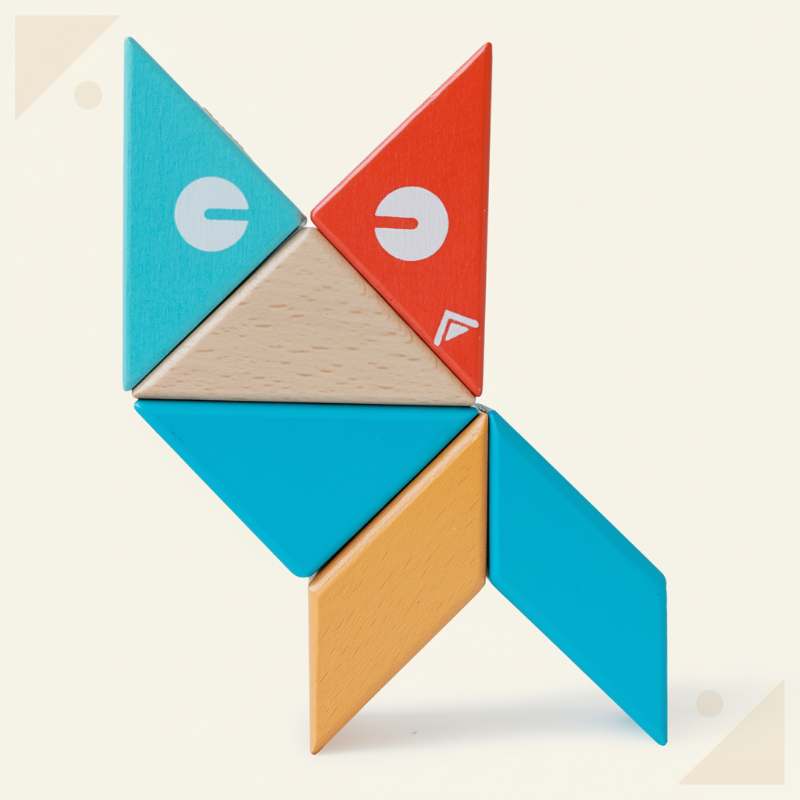 MagPlayer – Creative & Motor Skills – DIY Wooden Magnetic Building Blocks