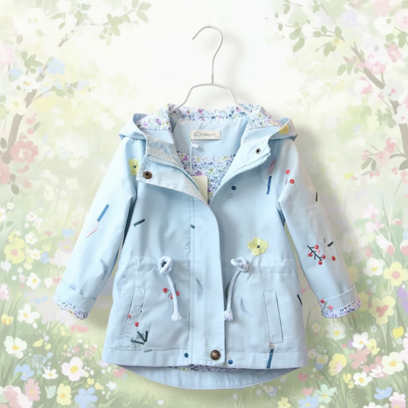 Girls Windbreaker Jacket – Lightweight & Stylish – Kids' Jacket