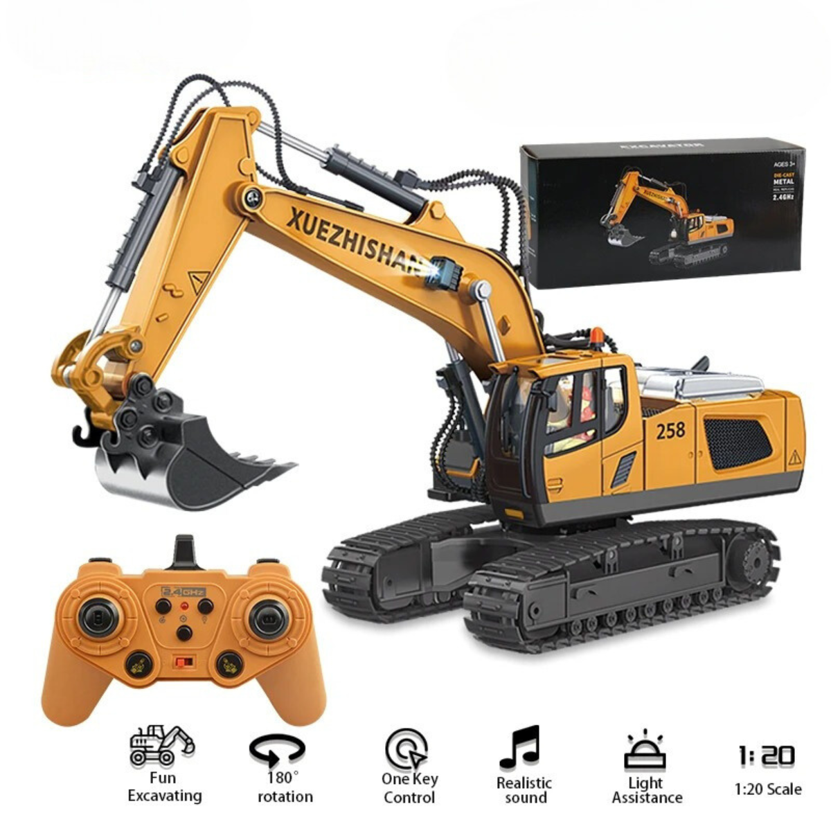 MegaMover™ - Perfect for children and young builders - RC Construction Vehicle