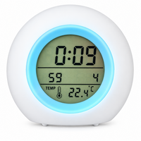 Thumbnail for ColorTime – Colorful & Multifunctional – Digital Children's Alarm Clock with Night Light