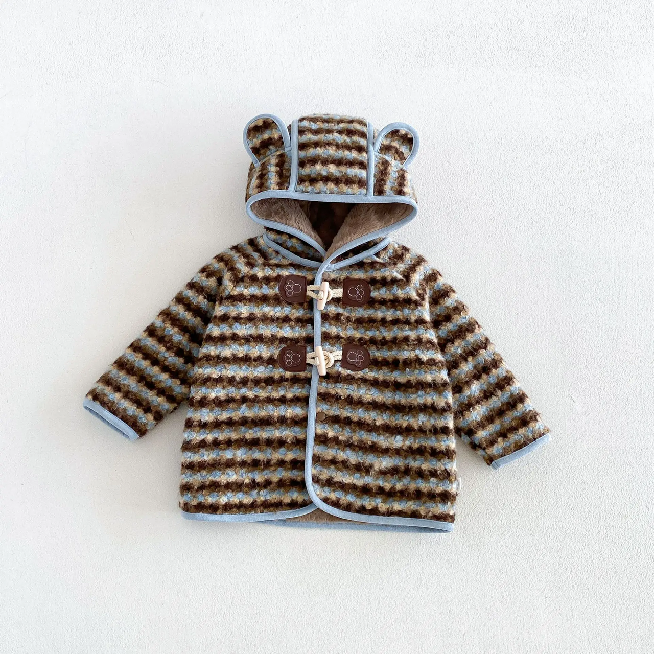 LittleWarm – Cozy & Stylish – Winter Coat with Fair Isle Pattern
