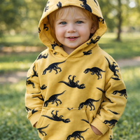 Thumbnail for DinoStyle – Warm & Breathable – Hoodie with Triceratops Print