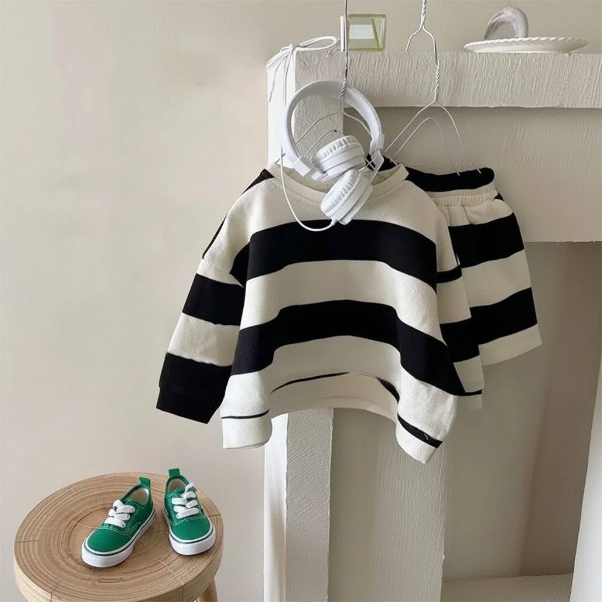 LittleStyle – Soft & Comfortable – Striped Cotton Comfy Set