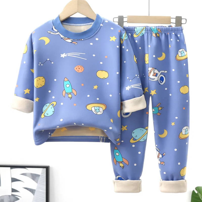 Mini Fashion™ - Kinder Cartoon Fleece Pyjama