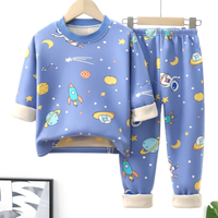 Thumbnail for Mini Fashion™ - Kinder Cartoon Fleece Pyjama