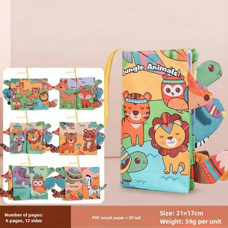 SoftTails – Colorful & Sensory – Baby tail book