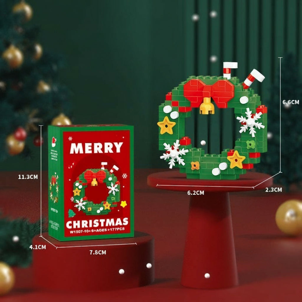 HolidayBlocks – Cheerful & Decorative – Christmas Mini Building Blocks