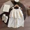 TinyLuxe – Zomerset Lace Top and Wide-Leg Pants