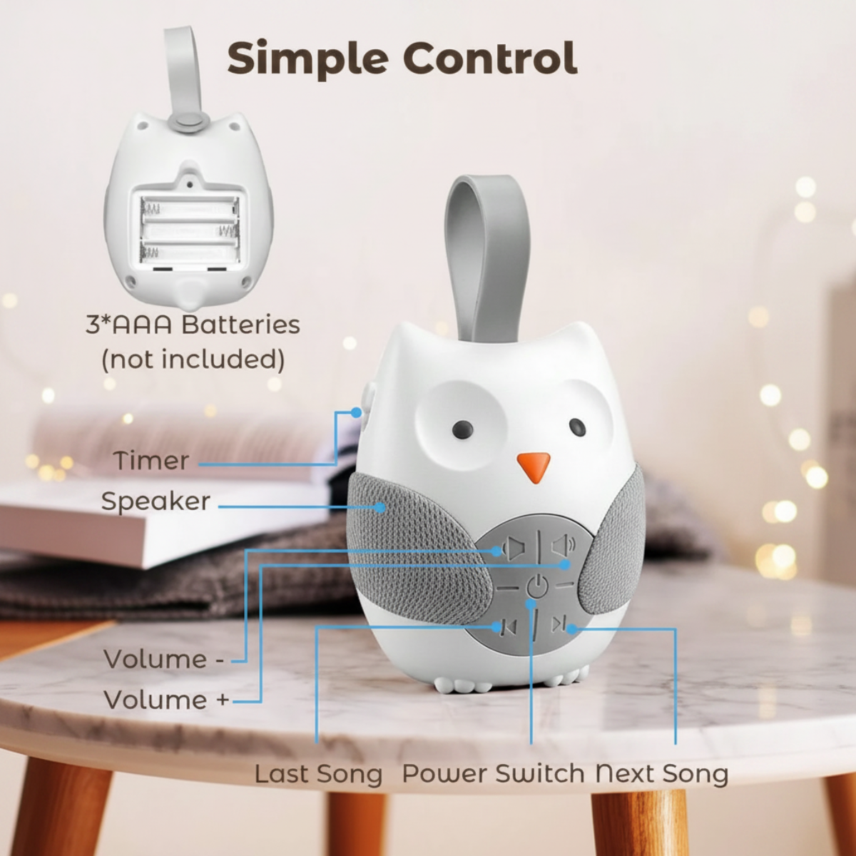 SleepyPal – Soothing & Fun – Night Light with Music