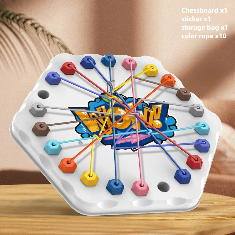 Color Rope Logic Game – Thinking & Interactive – Board Game