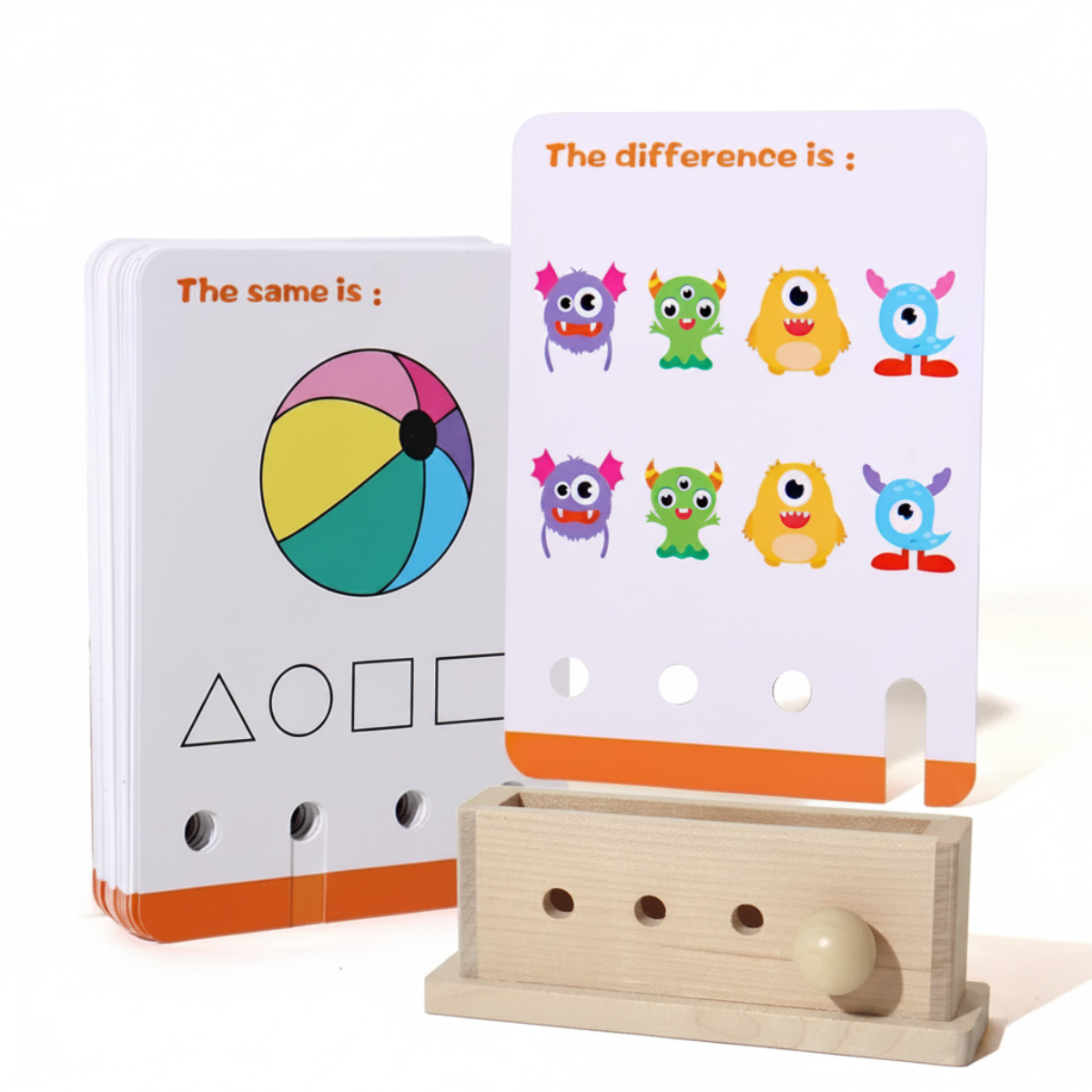 BrainyKids – Logical & Fun – Wooden Educational Card Game
