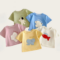 Thumbnail for LittlePatch – Cartoon & Fun  – Kids' T-shirt with Cartoon Patches