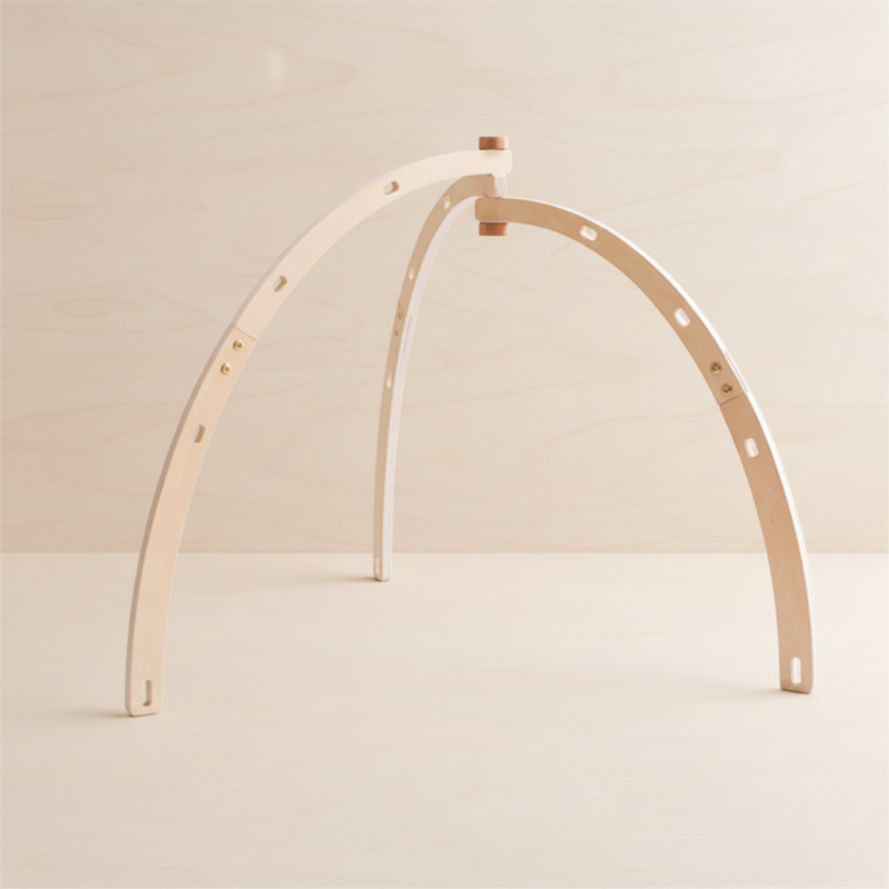 Wooden Baby Rattle Toy – Sensory & Safe – Baby Gym