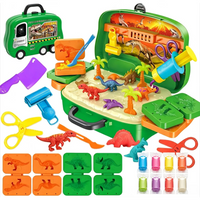 Thumbnail for DinoMaker – Creative & Fun – Dinosaur Clay Play Set with Molds and Tools
