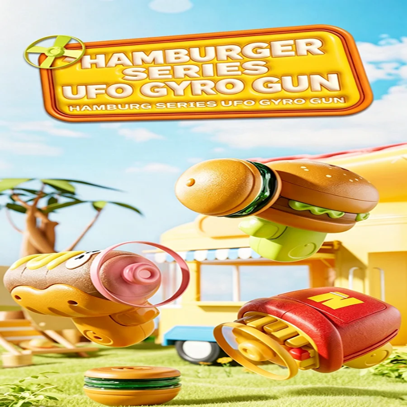 Flying Disk Toy – Creative & Active – Gyro Gun