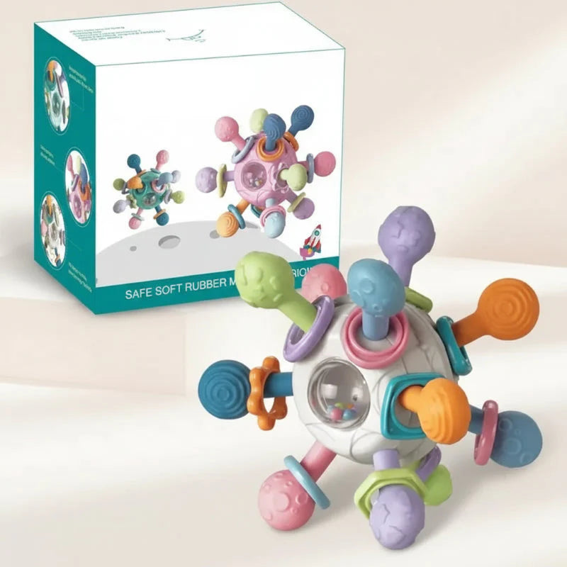 CalmChew – Soft & Safe – 3-in-1 Silicone Teether