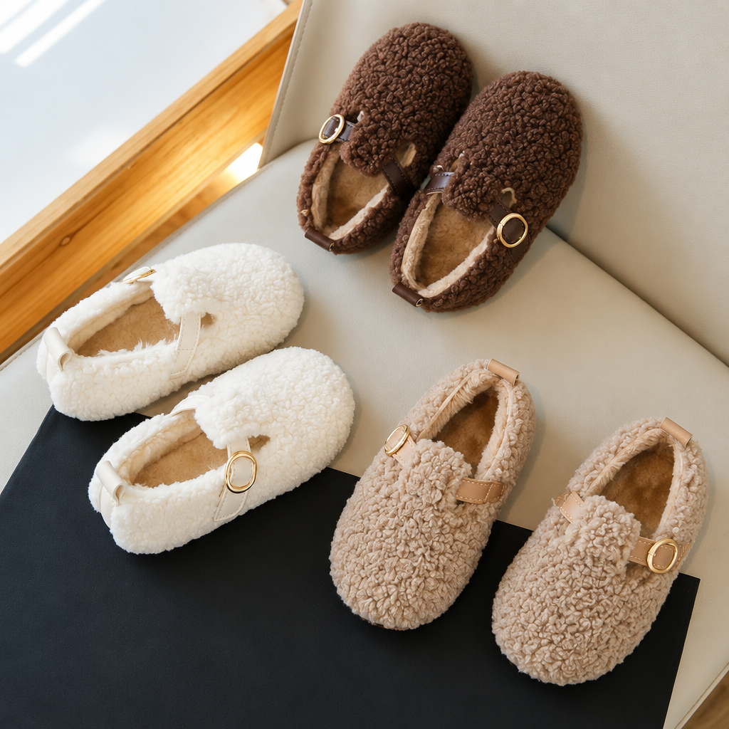 WarmSteps – Comfortable & Cozy – Plush Winter Shoes for Kids
