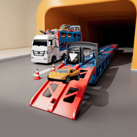 Thumbnail for CarHauler – Fun & Adventurous – Car Transporter Play Set with Race Cars