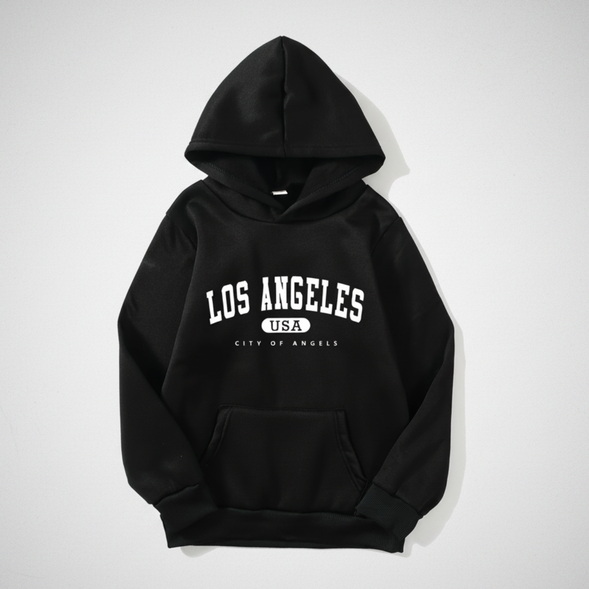 MiniUrban – Cozy & Stylish – Hooded Sweatshirt with Los Angeles/New York Print