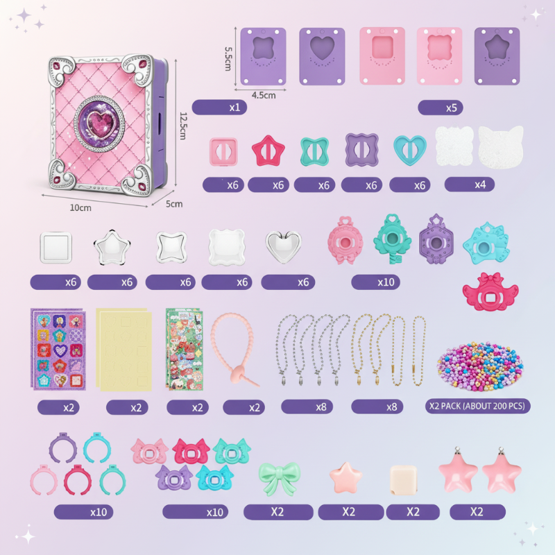 CharmLab – Playful & Creative – DIY 3D stickers & jewelry craft kit