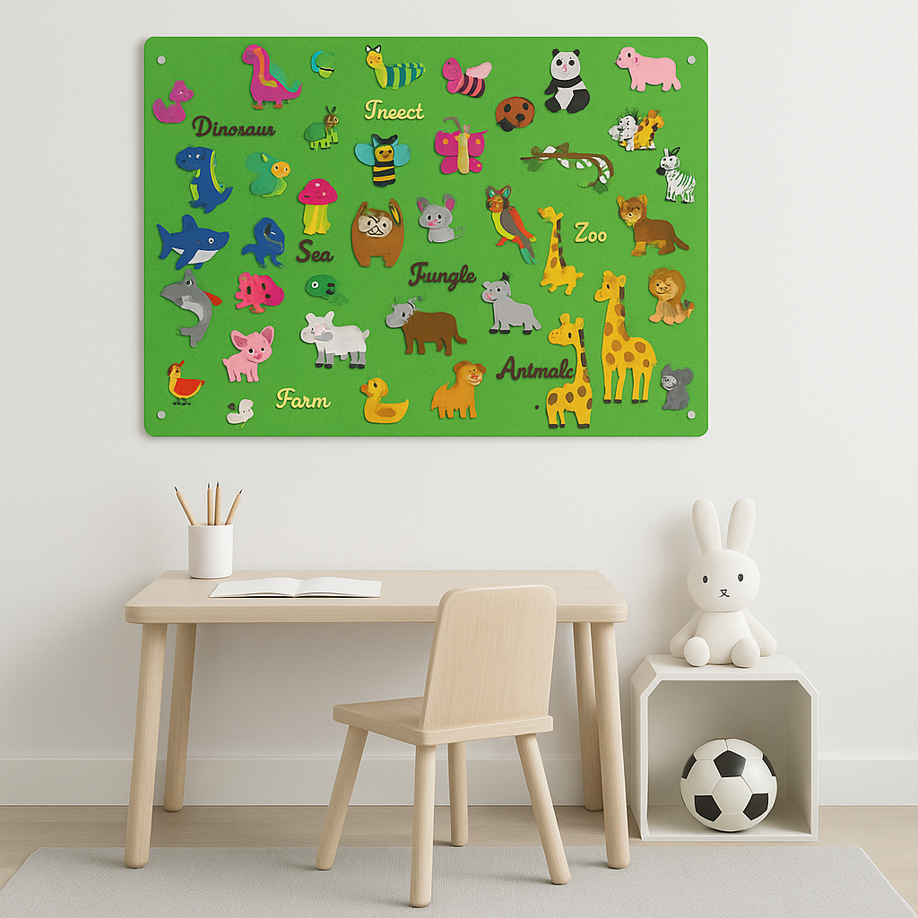 FeltBoard™ - Meet the wonderful animals! - Felt board