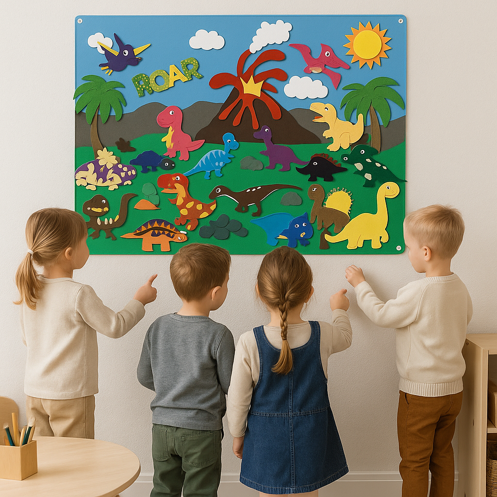 FeltBoard™ - Meet the wonderful animals! - Felt board