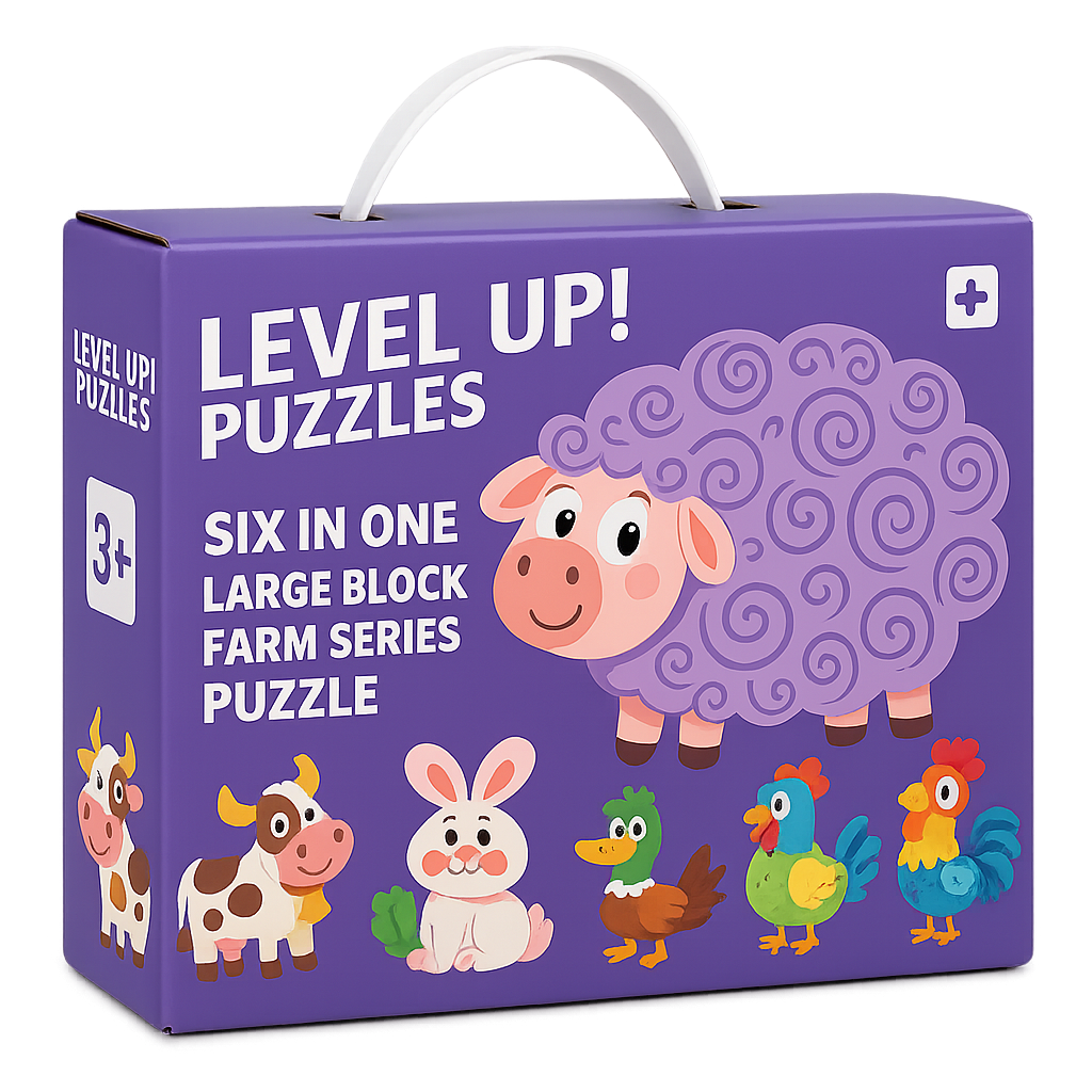 Woods™ - Fine Motor Skills & Creative - 6-in-1 Puzzle