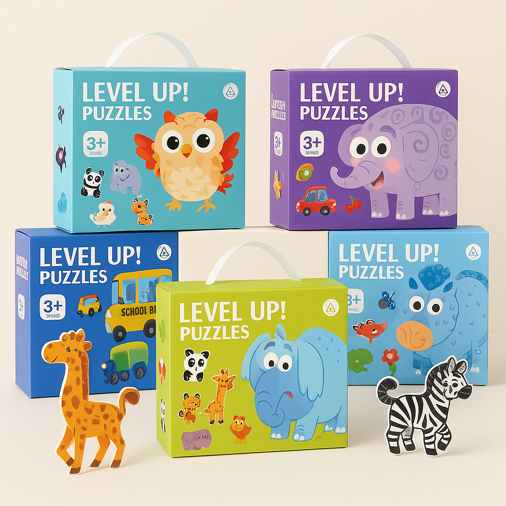 Woods™ - Fine Motor Skills & Creative - 6-in-1 Puzzle