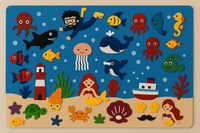 Thumbnail for FeltBoard™ - Meet the wonderful animals! - Felt board