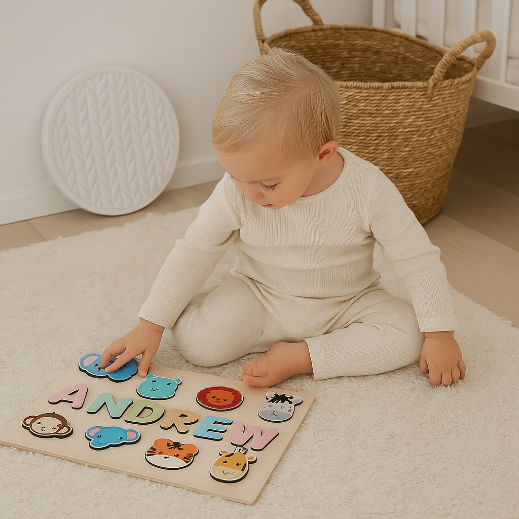 Woods - Your own name tag! - Name jigsaw puzzle
