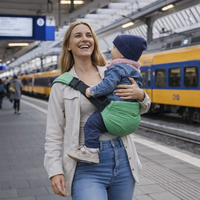 Thumbnail for Baby Sling Carrier™ - Extra Wide Carrying Strap - Ergonomic Hip Carrier