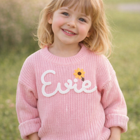 Thumbnail for TinyStitch – Personalized Knitted Name Sweater for Children
