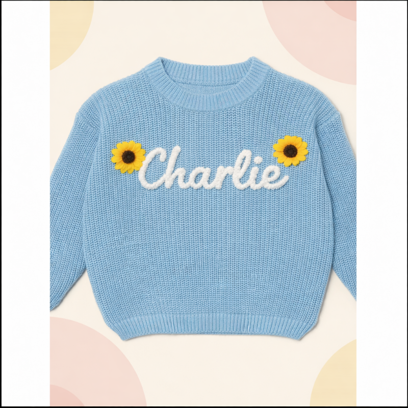 TinyStitch – Personalized Knitted Name Sweater for Children