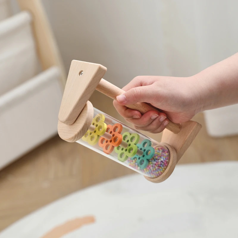 TinyMelody – Soothing & Educational – Wooden Musical Toy with Rain Sound