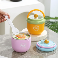 Thumbnail for MealMate – Practical & Insulated – Stainless Steel Lunch Bowl with Spoon