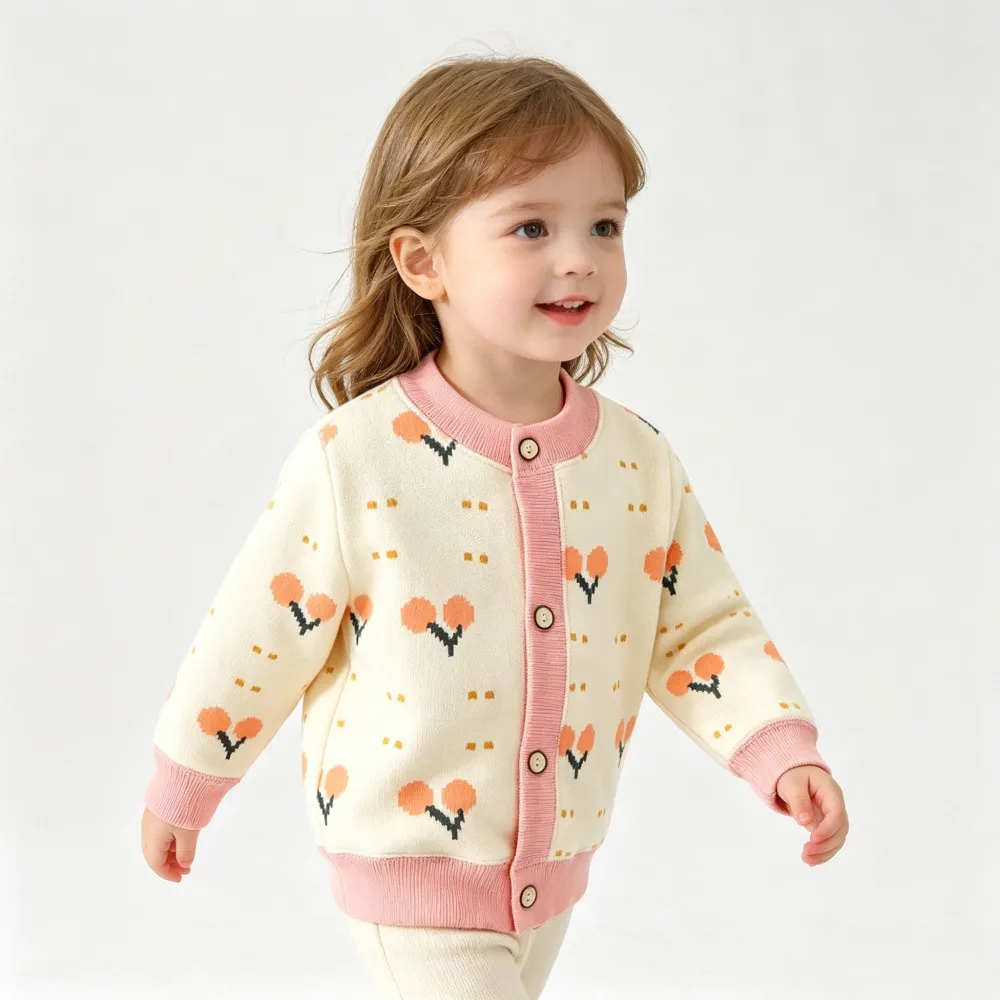 CozyCardi – Soft & Warm – Knitted Cardigan with Cute Prints
