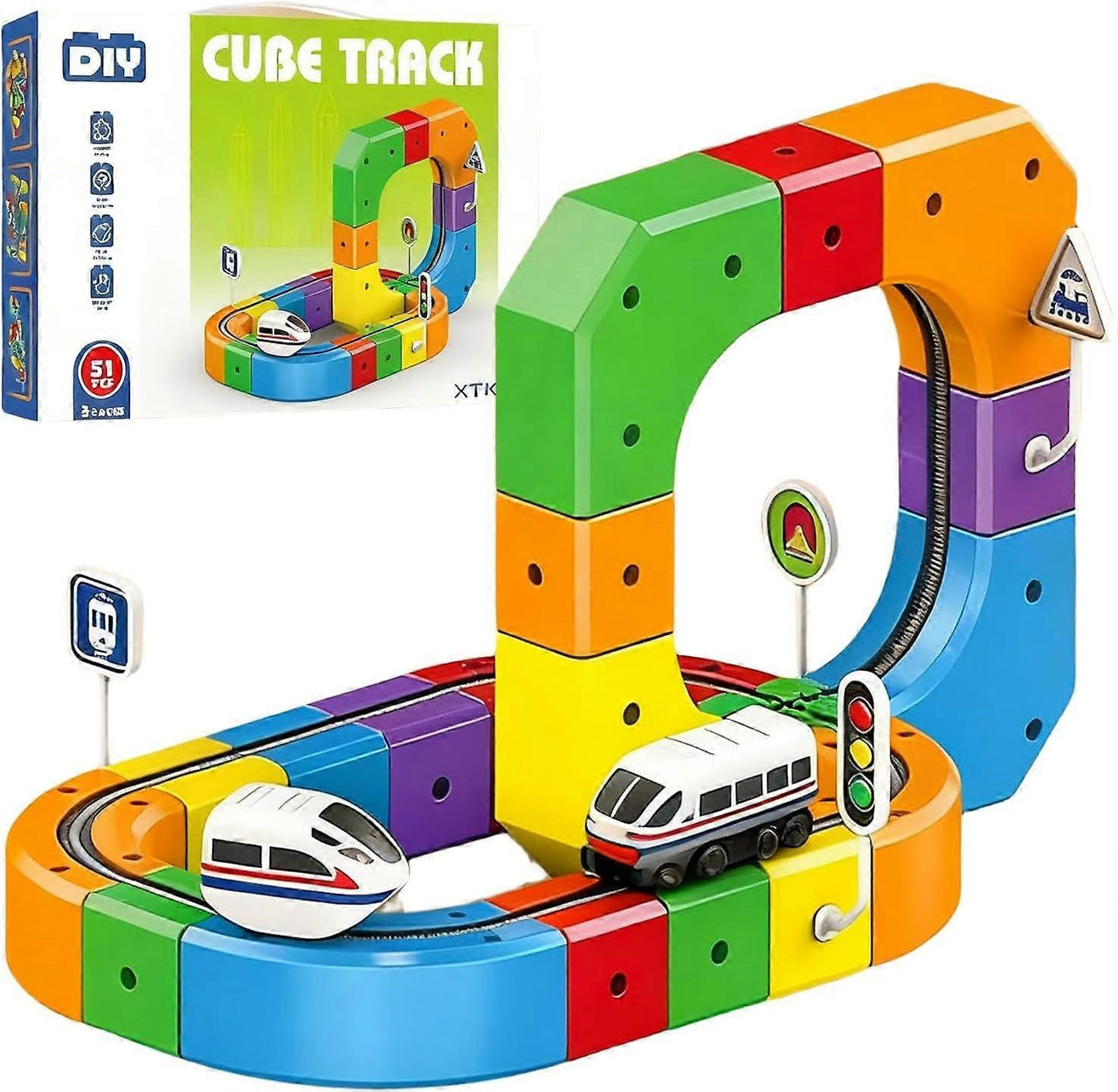 DIY Cube Track – Creative & Active – Creative DIY Train Track