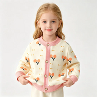 Thumbnail for CozyCardi – Soft & Warm – Knitted Cardigan with Cute Prints