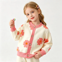 Thumbnail for CozyCardi – Soft & Warm – Knitted Cardigan with Cute Prints