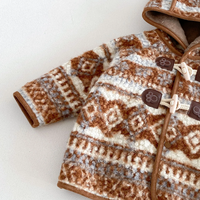 Thumbnail for LittleWarm – Cozy & Stylish – Winter Coat with Fair Isle Pattern