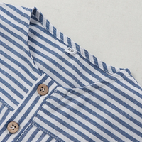 Thumbnail for LittleClassic – Elegant & Comfortable – Boys' Linen Shirt with Button Detail