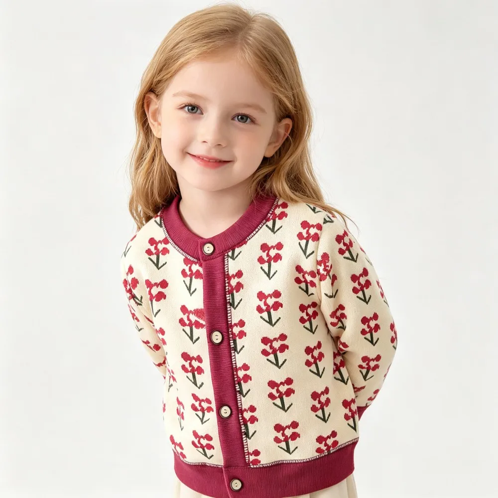 CozyCardi – Soft & Warm – Knitted Cardigan with Cute Prints