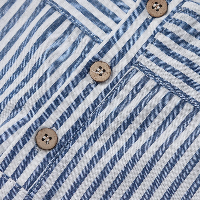 LittleClassic – Elegant & Comfortable – Boys' Linen Shirt with Button Detail