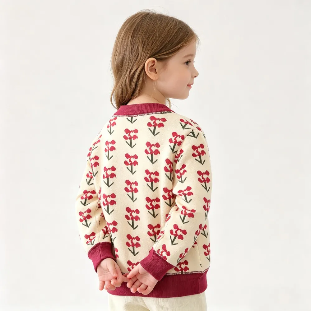 CozyCardi – Soft & Warm – Knitted Cardigan with Cute Prints