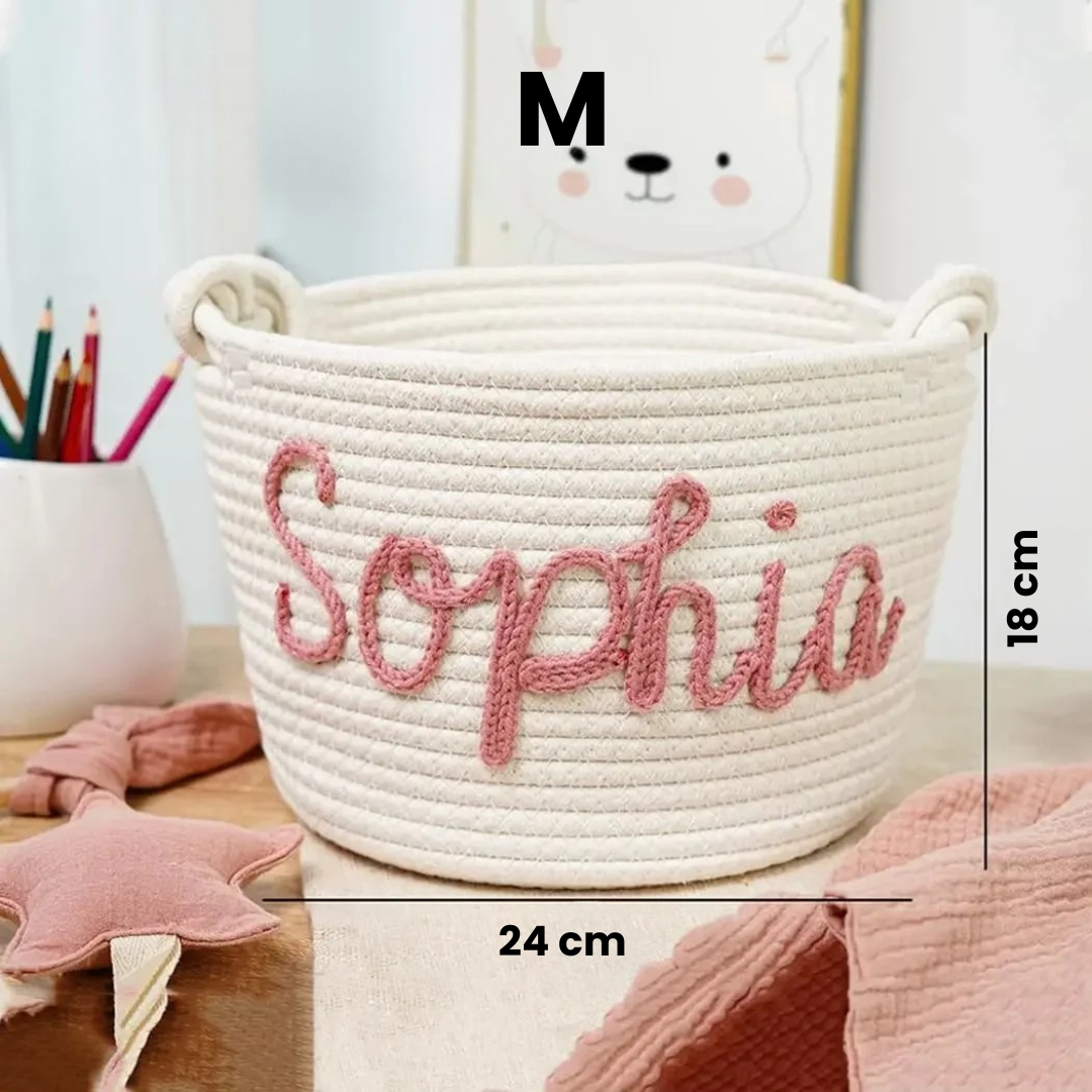 CuddleBasket – Cute & Personal – Personalized Diaper Basket