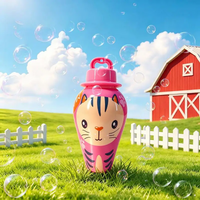 Thumbnail for BubblePals – Cheerful & Playful – Spill-Proof Mini Bubble Blower with Animal Design